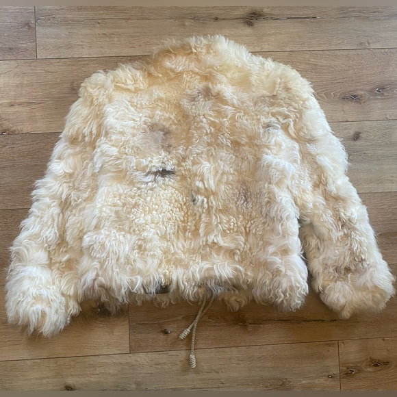 Vintage Paris Genuine Mongolian Lamb Fur Jacket - Luxe Winter Statement - Picture 5 of 12